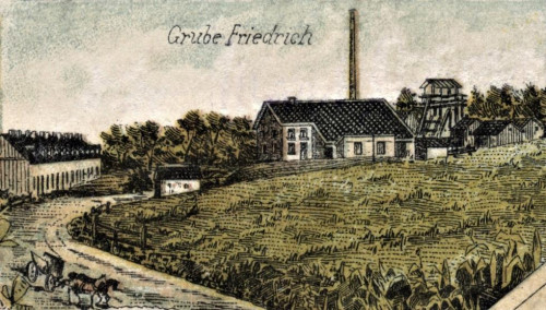 Grube Friedrich um 1900