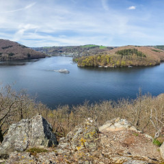 Blick auf den Rursee